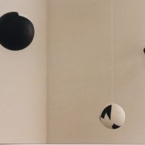 'Sandra Bridie, Interpolator', polystyrene balls, cotton thread, acrylic paint